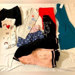 Little girls 8 piece fall bundle size 7/8